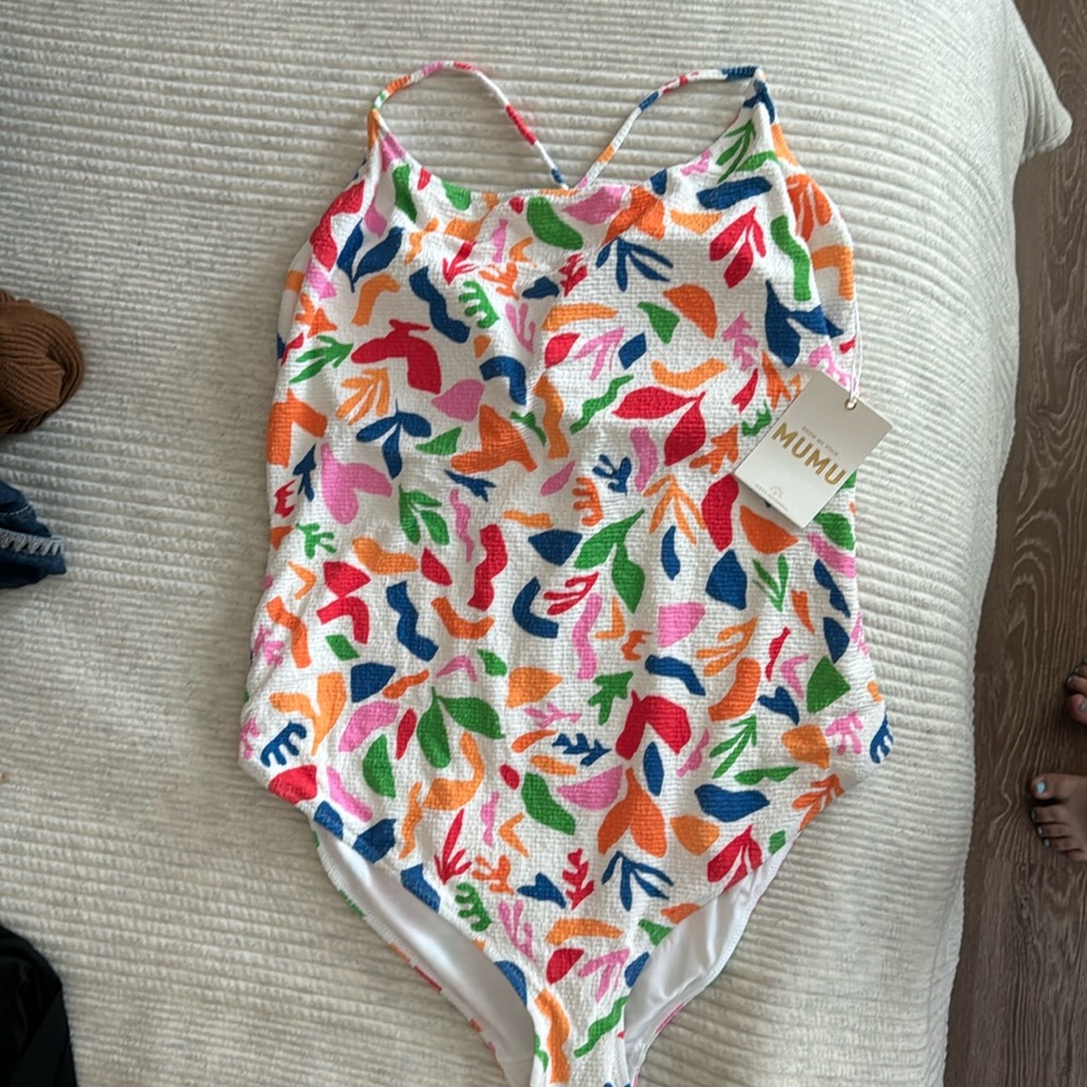 NWT Show Me Your Mumu Primary Paradise Swimsuit